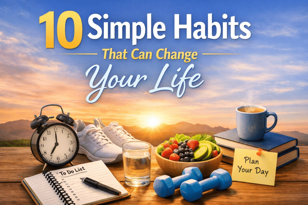 10 simple lifestyle habits you can start today to improve your health