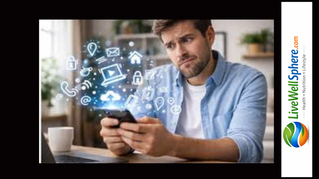 Person practicing digital minimalism by reducing screen time and focusing on mental wellness in 2026