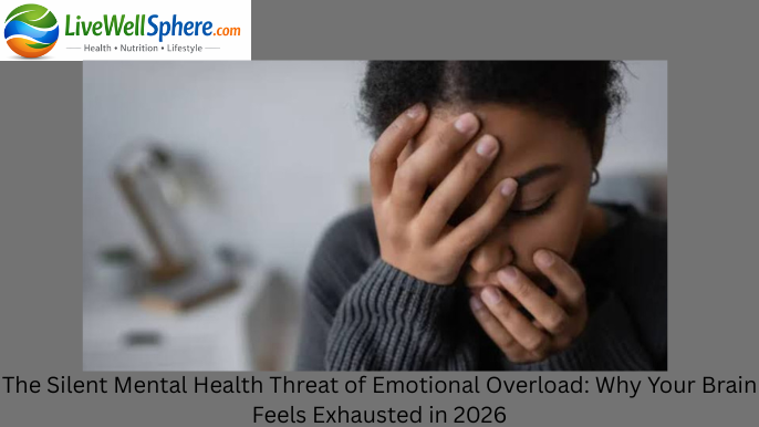 Person sitting quietly with hands on head showing emotional overload and mental exhaustion in 2026