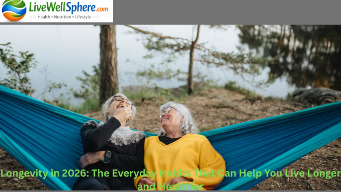 best longevity habits in 2026. Learn how nutrition, exercise, sleep, stress management, and healthy lifestyle choices can help you live longer and improve your quality of life.