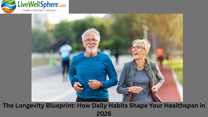 longevity blueprint for 2026. Learn science-backed habits that support healthy aging, increase healthspan, and help you maintain energy, vitality, and wellness for years to come.